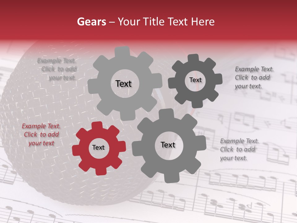 Note Patterns Music PowerPoint Template