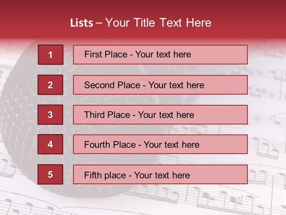 Note Patterns Music PowerPoint Template