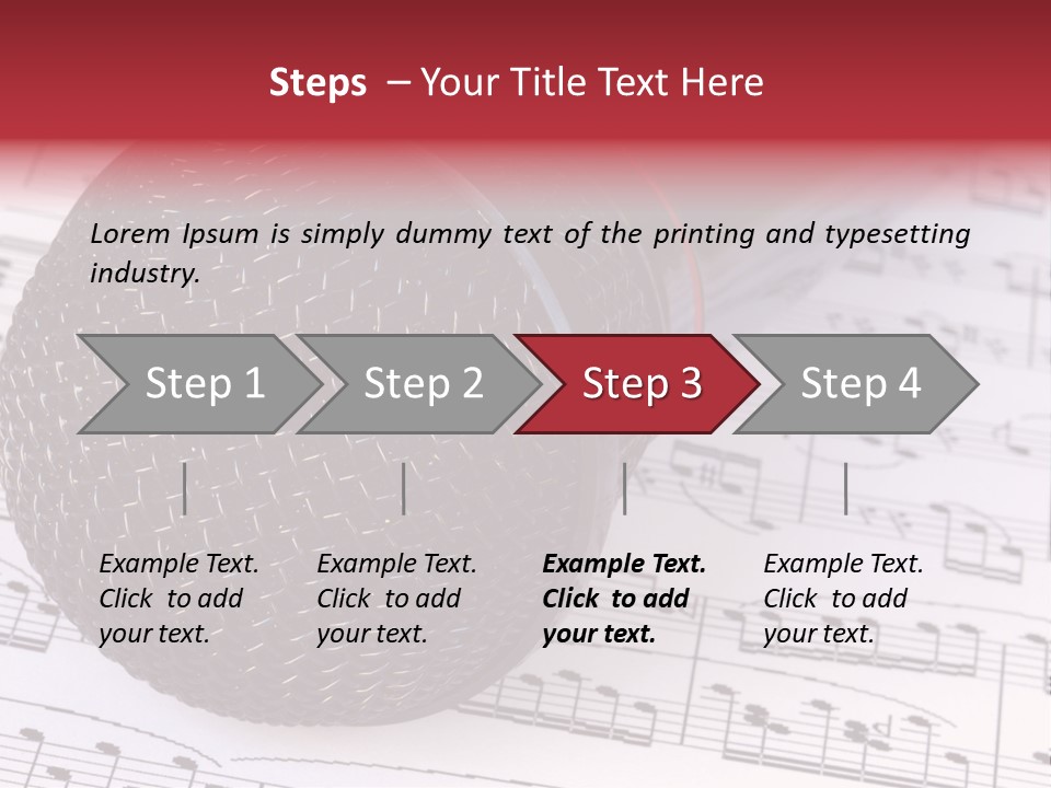 Note Patterns Music PowerPoint Template
