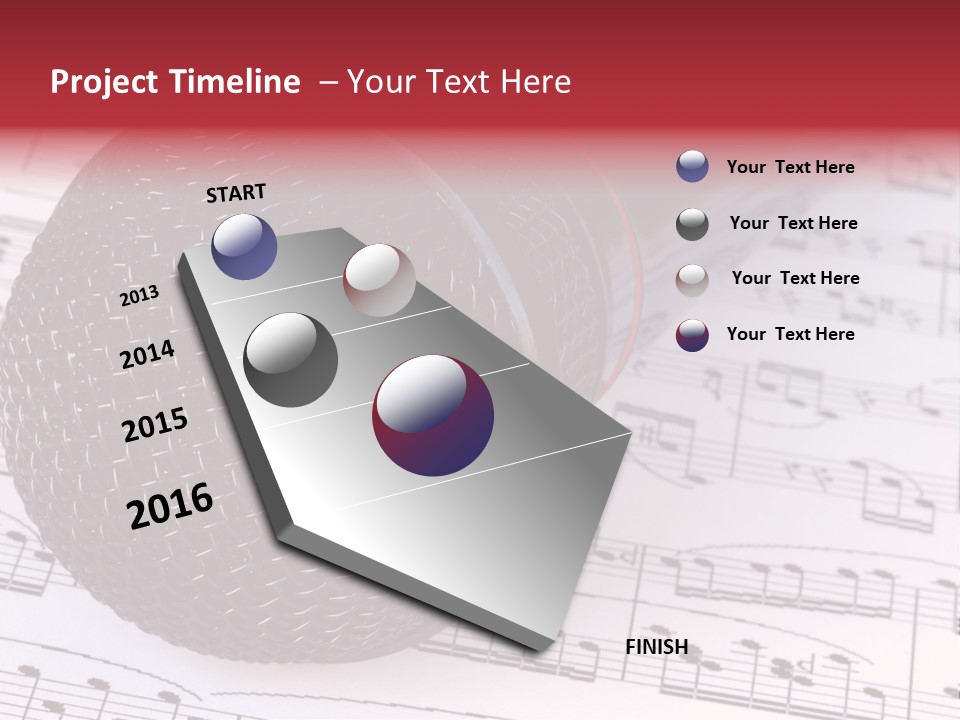 Note Patterns Music PowerPoint Template