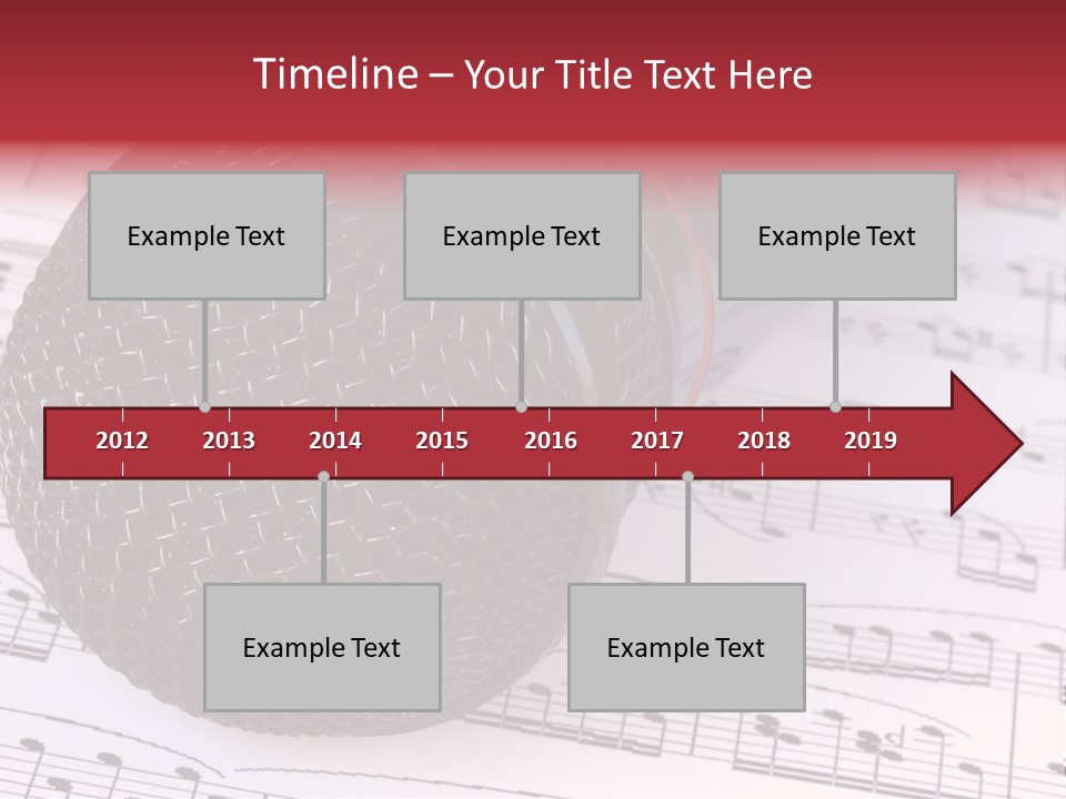 Note Patterns Music PowerPoint Template