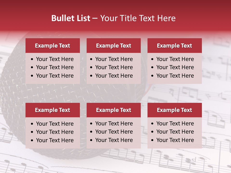 Note Patterns Music PowerPoint Template