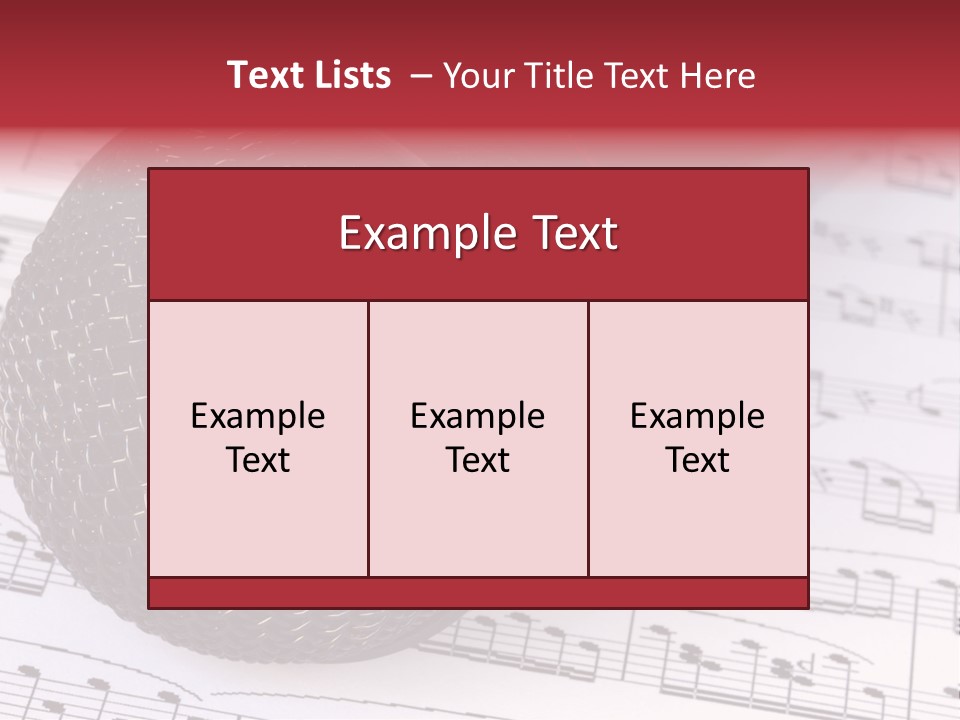Note Patterns Music PowerPoint Template