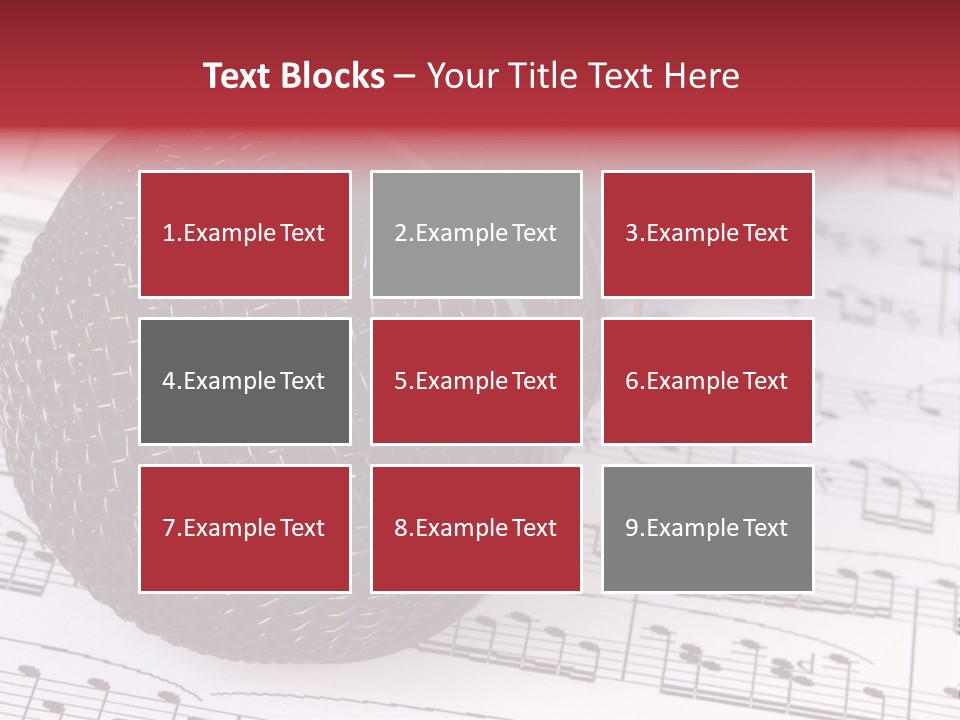 Note Patterns Music PowerPoint Template
