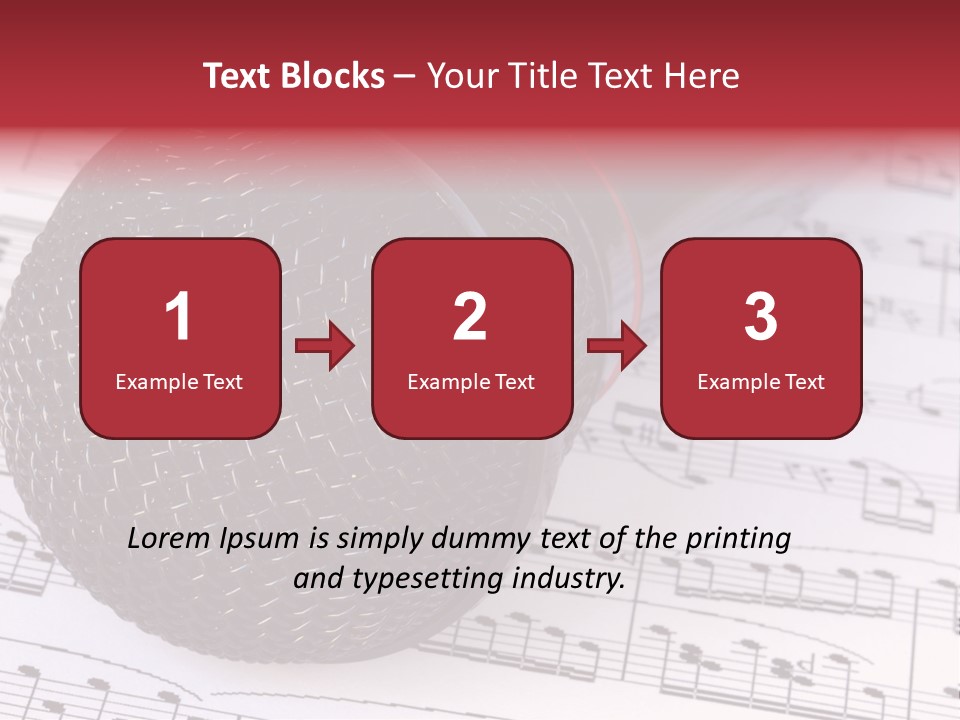 Note Patterns Music PowerPoint Template
