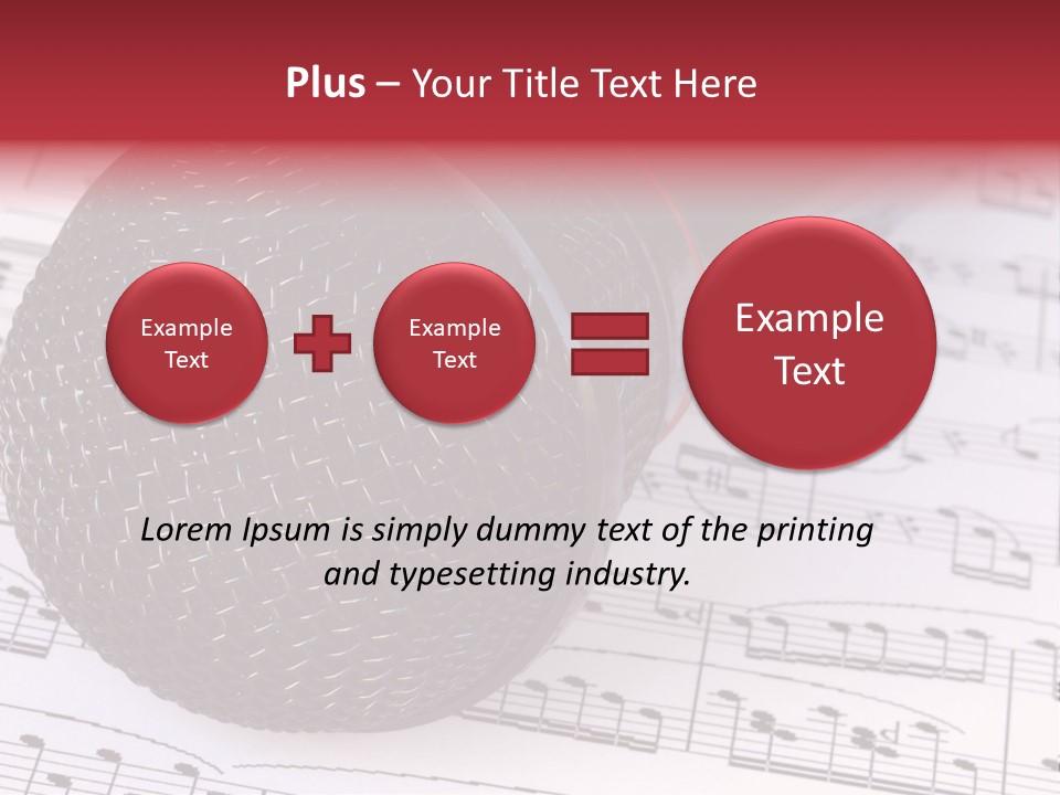 Note Patterns Music PowerPoint Template