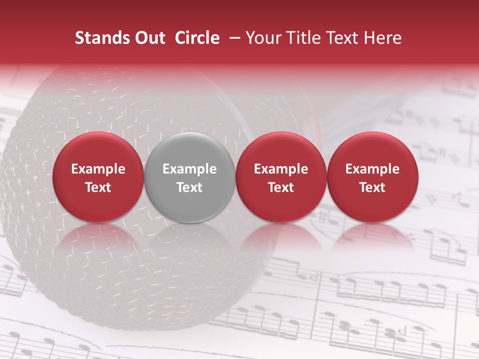 Note Patterns Music PowerPoint Template