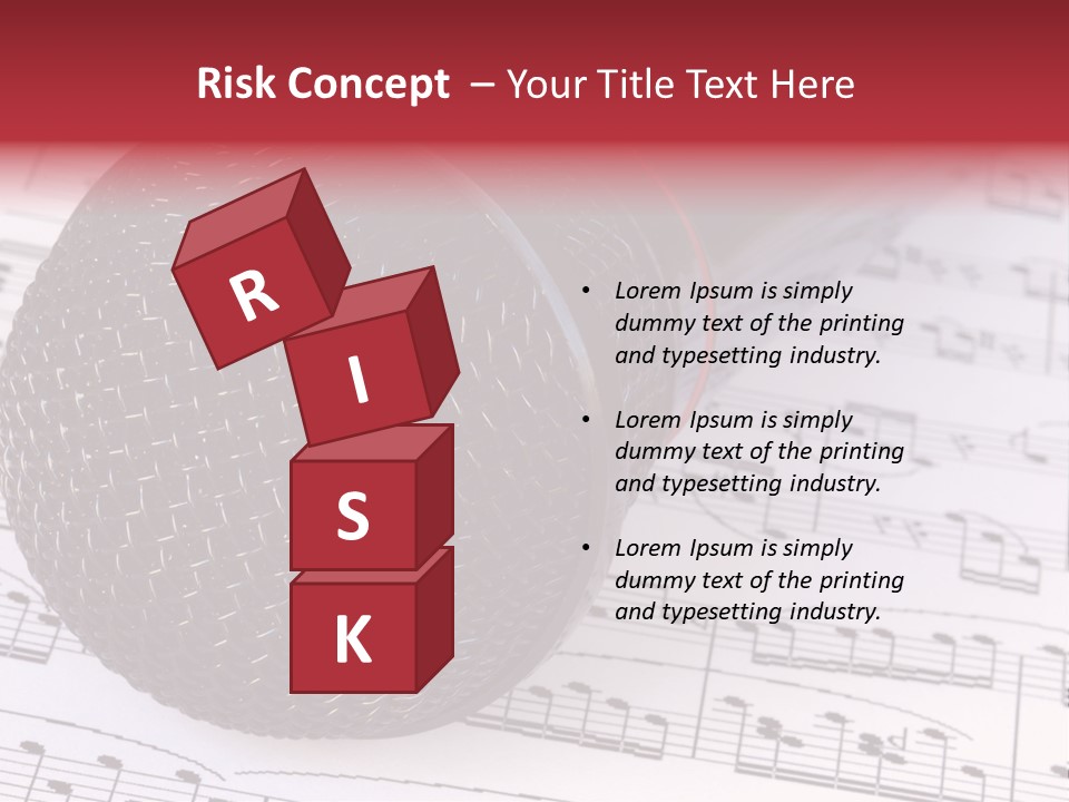 Note Patterns Music PowerPoint Template