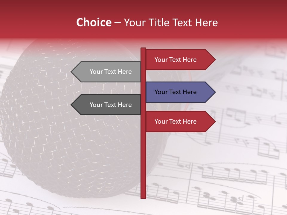 Note Patterns Music PowerPoint Template
