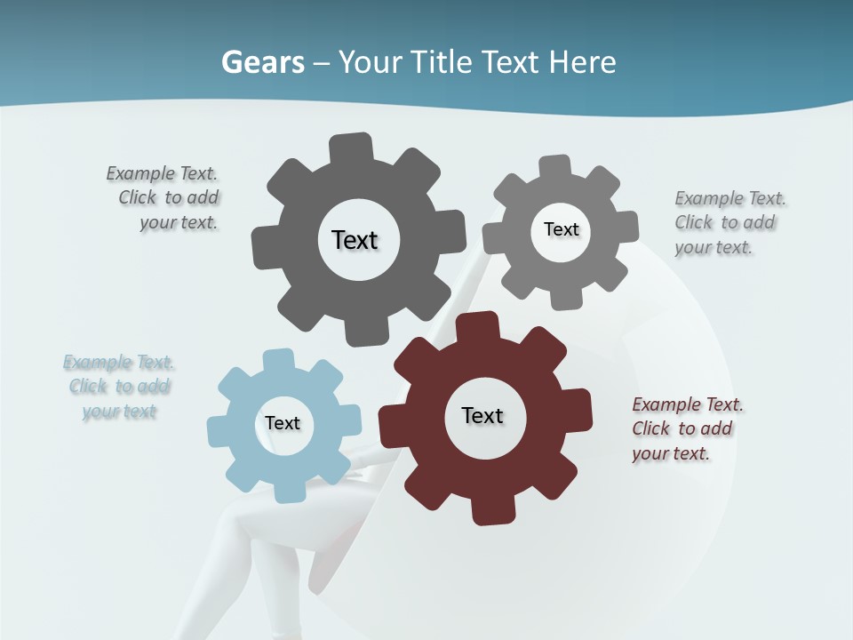 Modern Communication Person PowerPoint Template