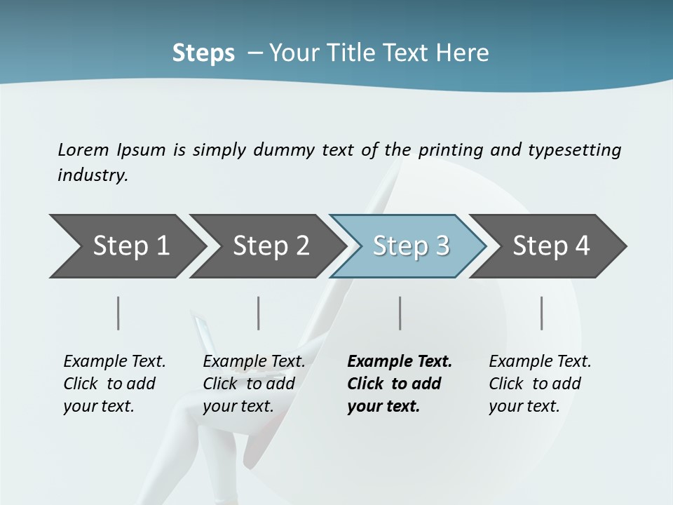 Modern Communication Person PowerPoint Template