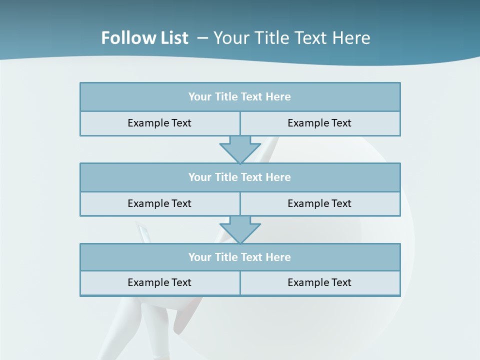 Modern Communication Person PowerPoint Template