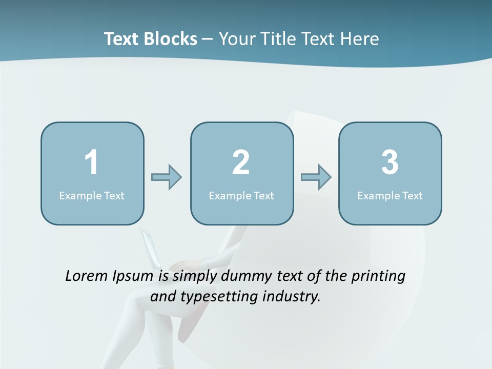 Modern Communication Person PowerPoint Template