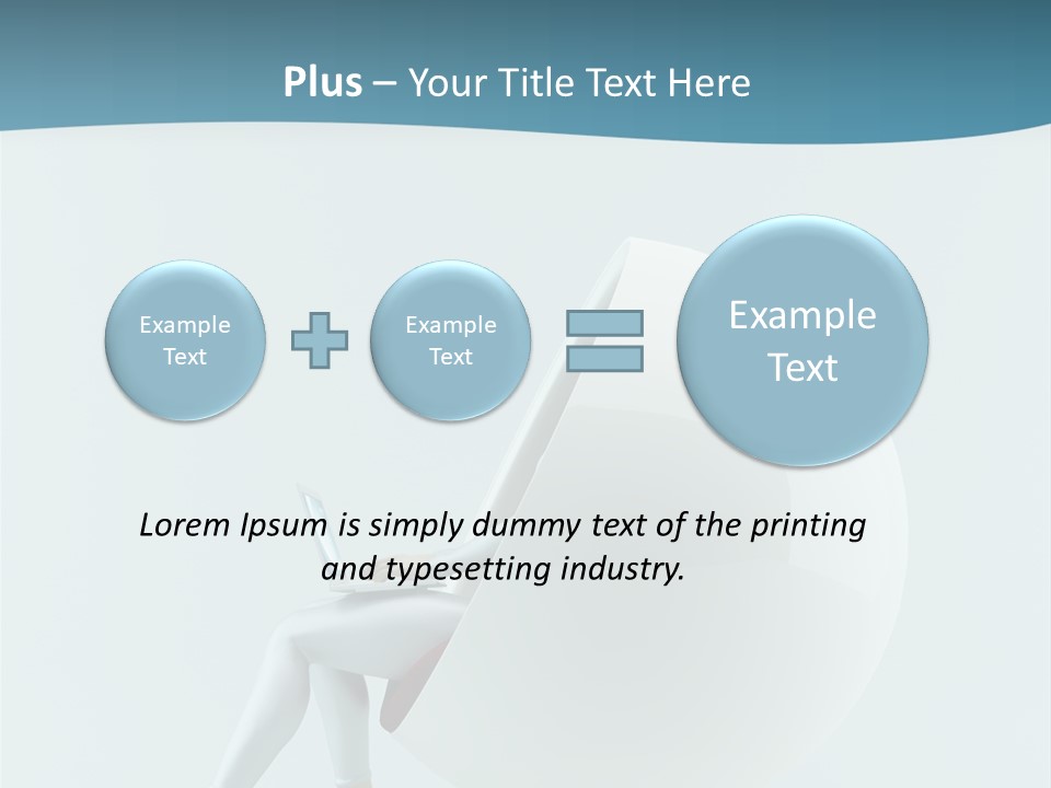 Modern Communication Person PowerPoint Template