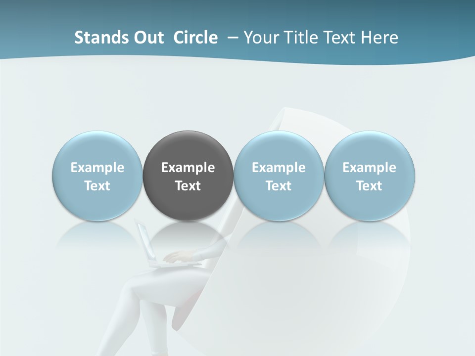 Modern Communication Person PowerPoint Template