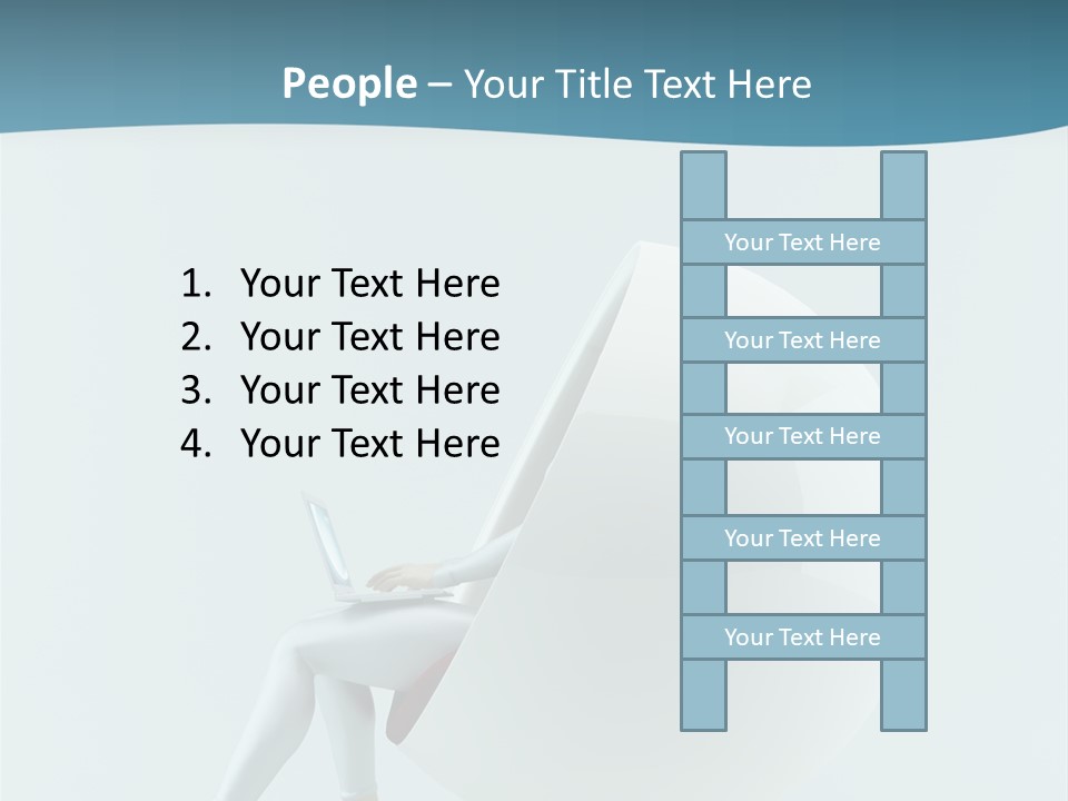 Modern Communication Person PowerPoint Template