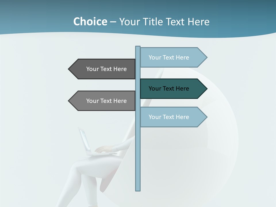 Modern Communication Person PowerPoint Template