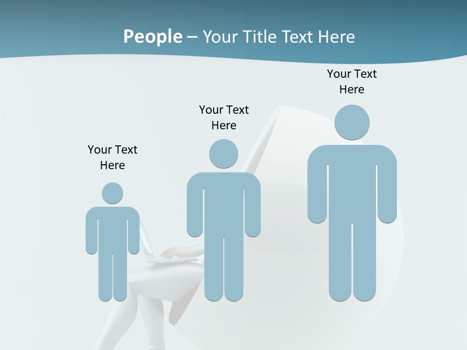 Modern Communication Person PowerPoint Template