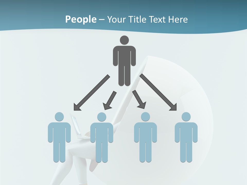 Modern Communication Person PowerPoint Template