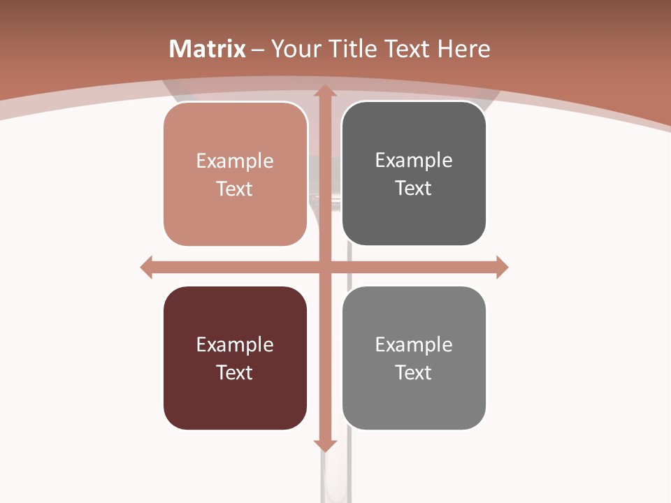Isolated Food Wineglass PowerPoint Template