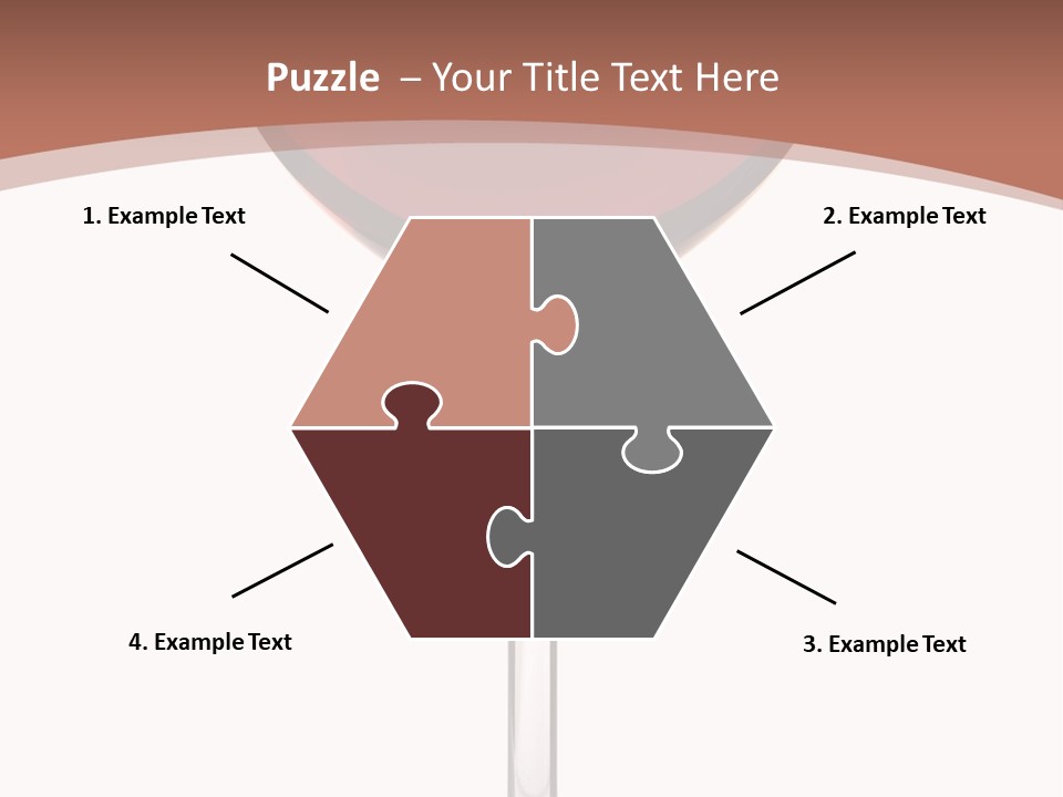 Isolated Food Wineglass PowerPoint Template