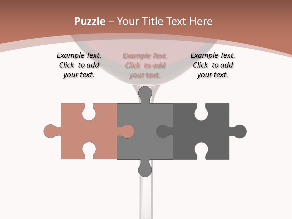 Isolated Food Wineglass PowerPoint Template