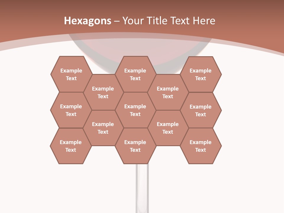 Isolated Food Wineglass PowerPoint Template