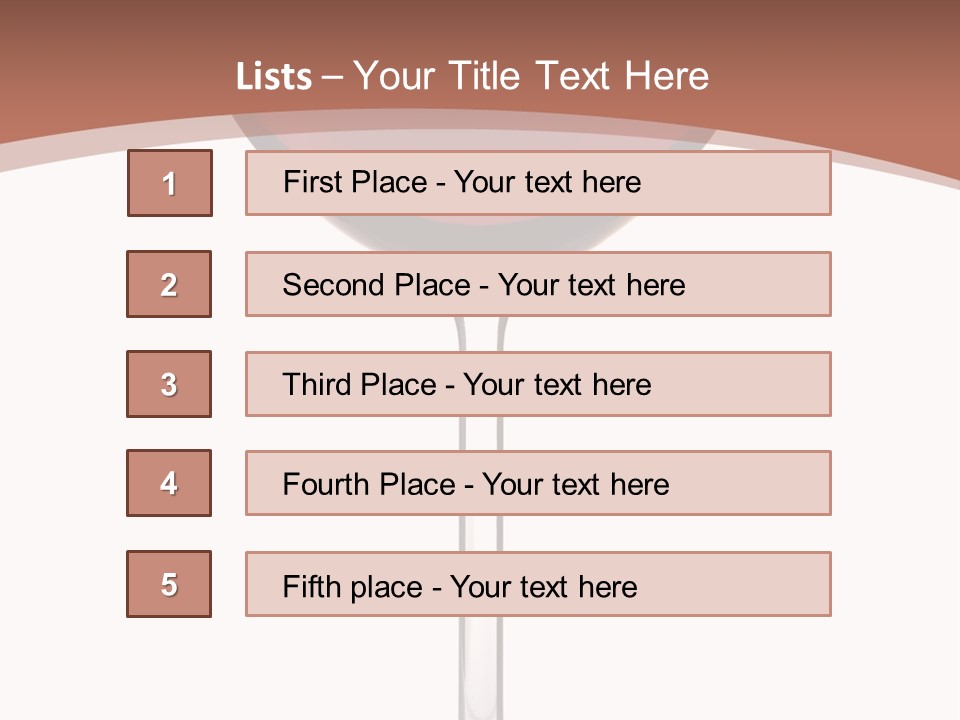 Isolated Food Wineglass PowerPoint Template