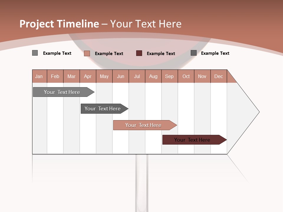 Isolated Food Wineglass PowerPoint Template