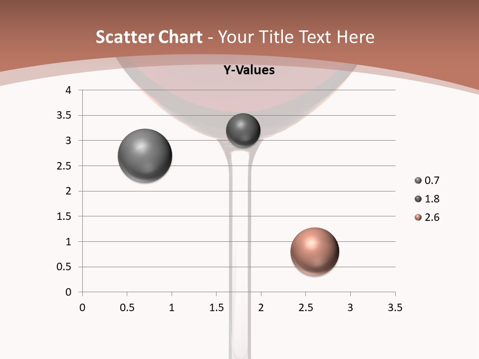 Isolated Food Wineglass PowerPoint Template