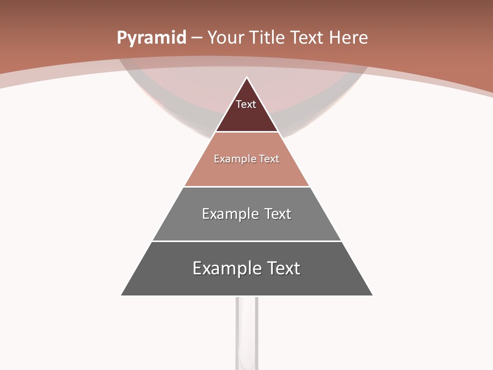 Isolated Food Wineglass PowerPoint Template