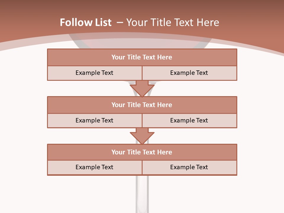 Isolated Food Wineglass PowerPoint Template