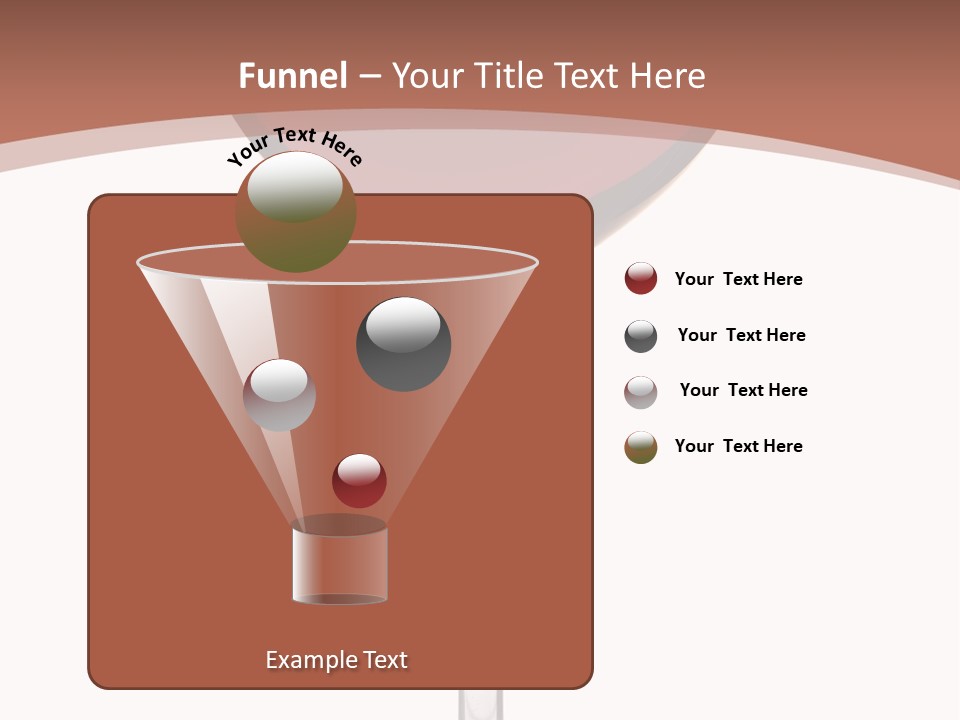 Isolated Food Wineglass PowerPoint Template