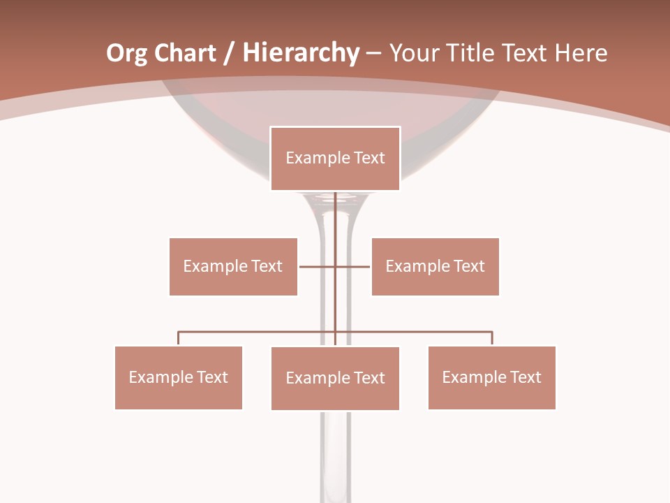 Isolated Food Wineglass PowerPoint Template