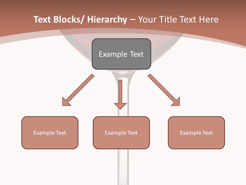 Isolated Food Wineglass PowerPoint Template