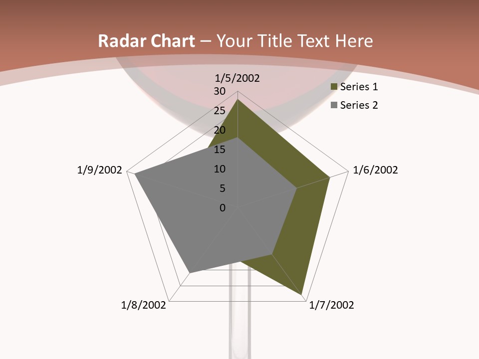 Isolated Food Wineglass PowerPoint Template