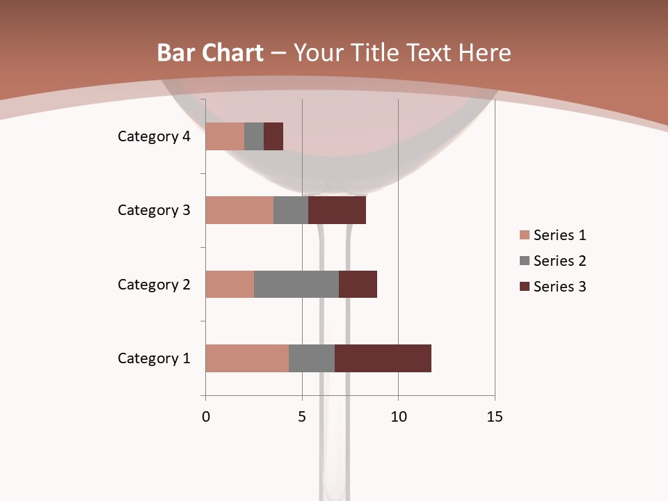 Isolated Food Wineglass PowerPoint Template