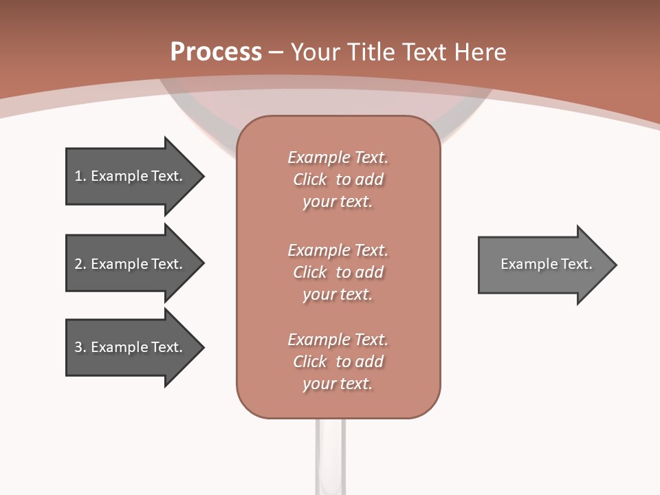 Isolated Food Wineglass PowerPoint Template