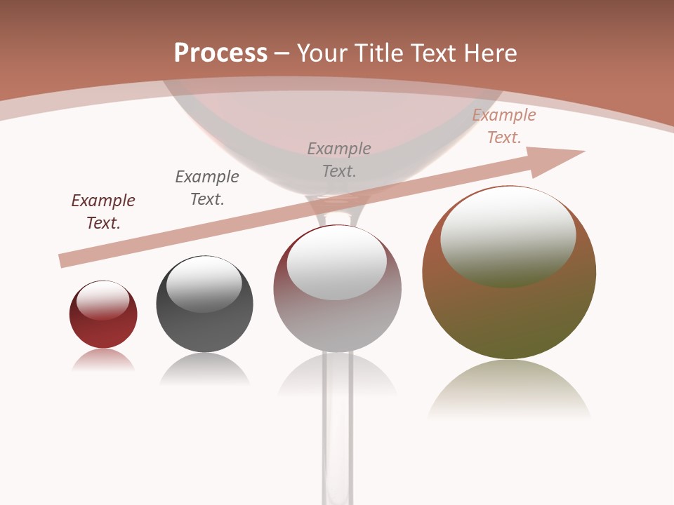 Isolated Food Wineglass PowerPoint Template