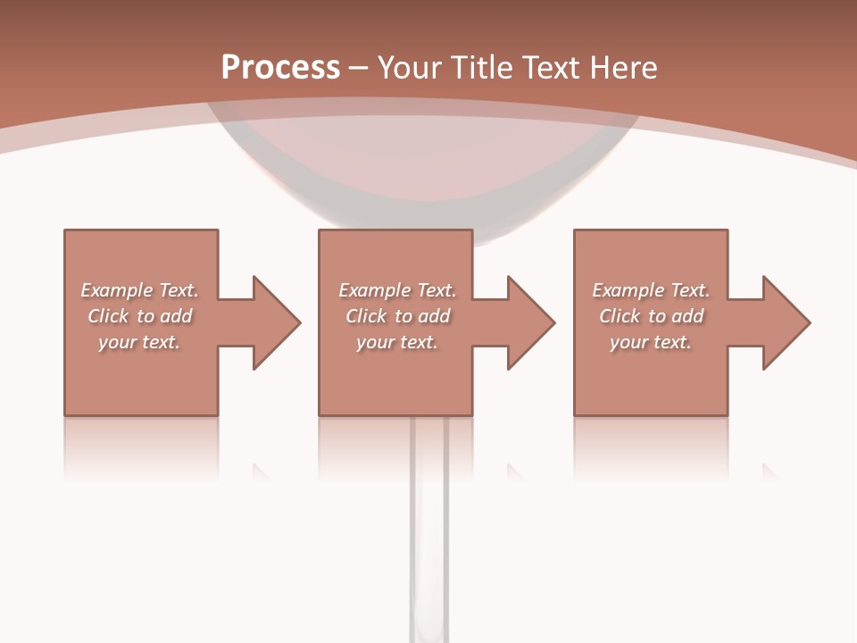 Isolated Food Wineglass PowerPoint Template