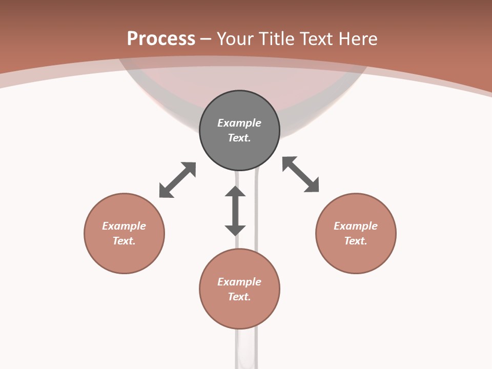 Isolated Food Wineglass PowerPoint Template