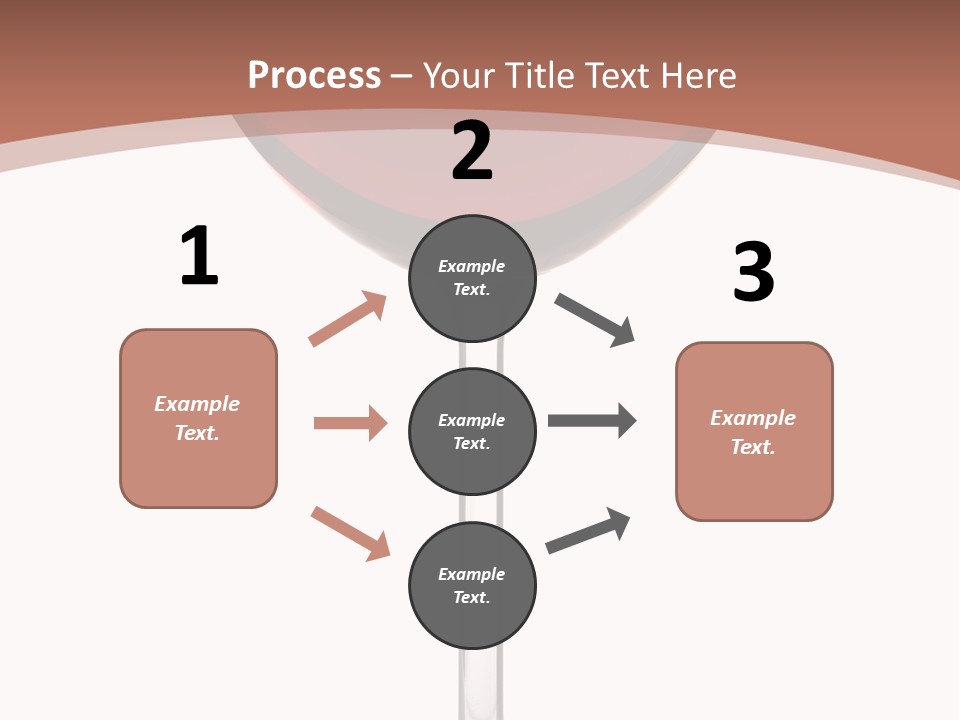 Isolated Food Wineglass PowerPoint Template