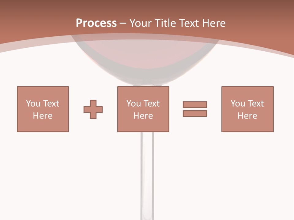 Isolated Food Wineglass PowerPoint Template