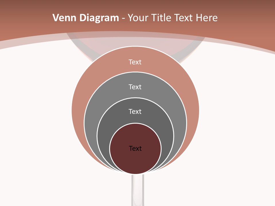 Isolated Food Wineglass PowerPoint Template