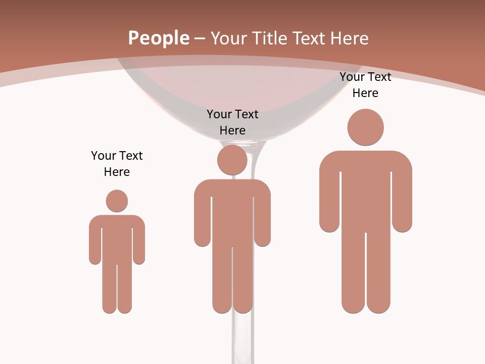 Isolated Food Wineglass PowerPoint Template