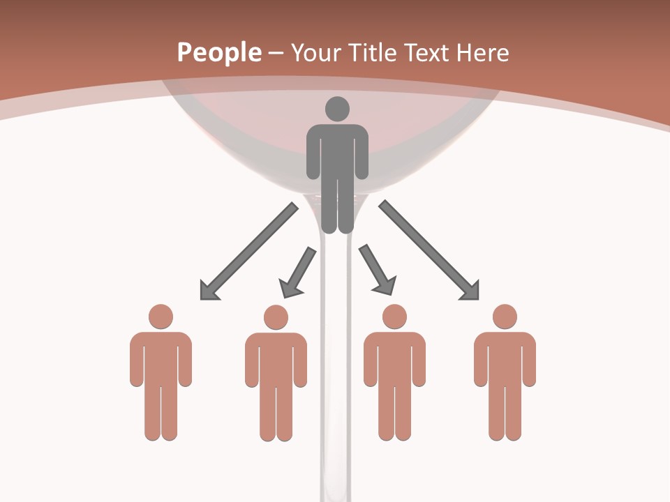 Isolated Food Wineglass PowerPoint Template