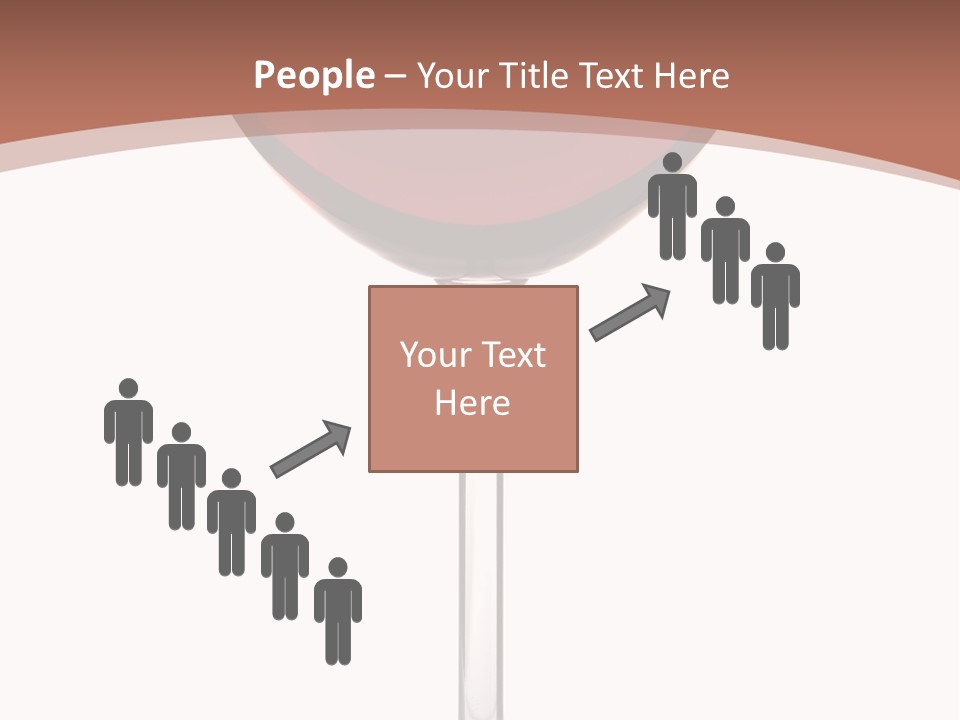 Isolated Food Wineglass PowerPoint Template