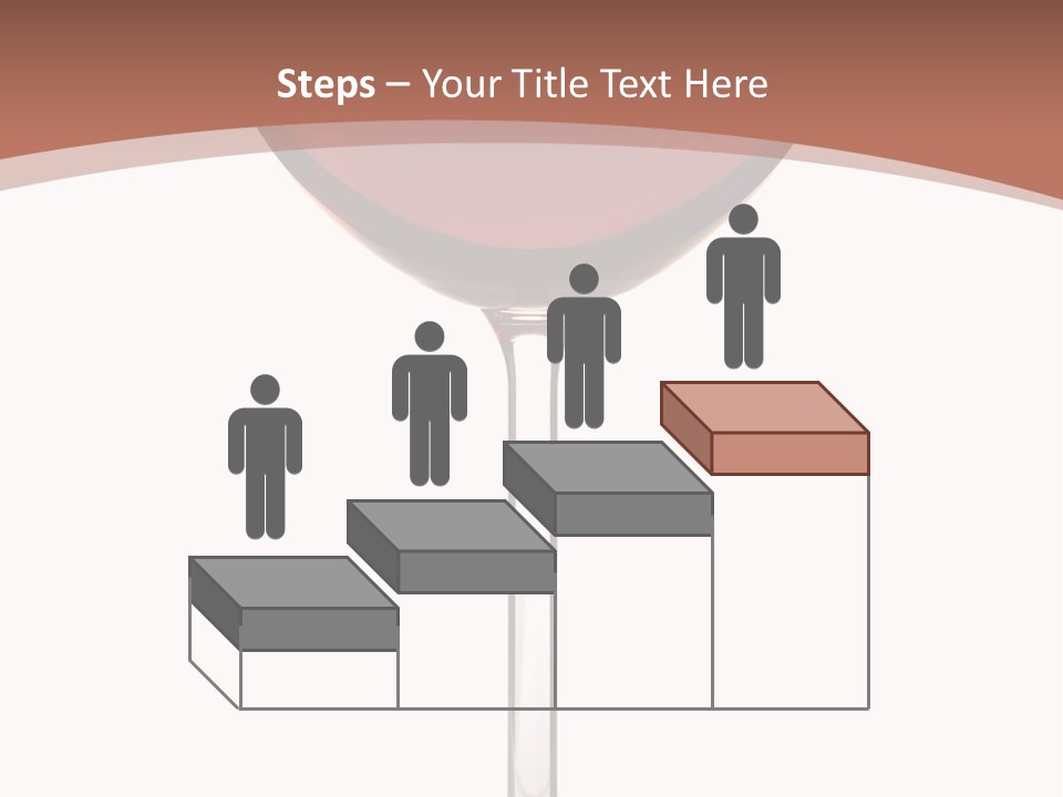 Isolated Food Wineglass PowerPoint Template