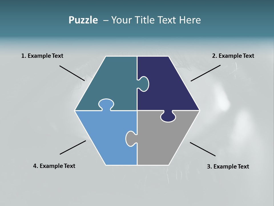 Macro Retina Male PowerPoint Template