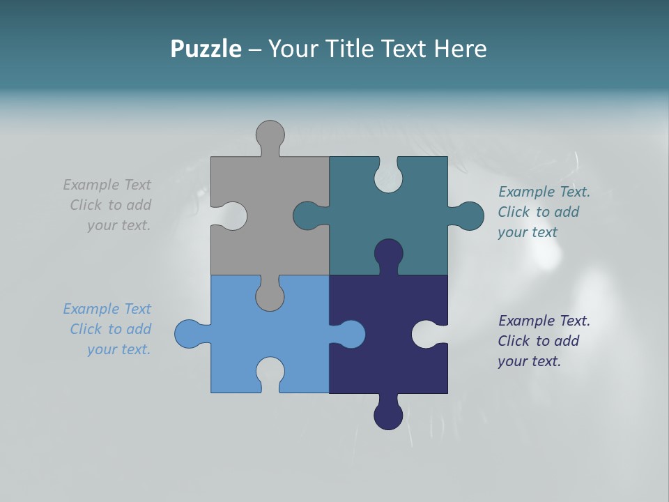 Macro Retina Male PowerPoint Template